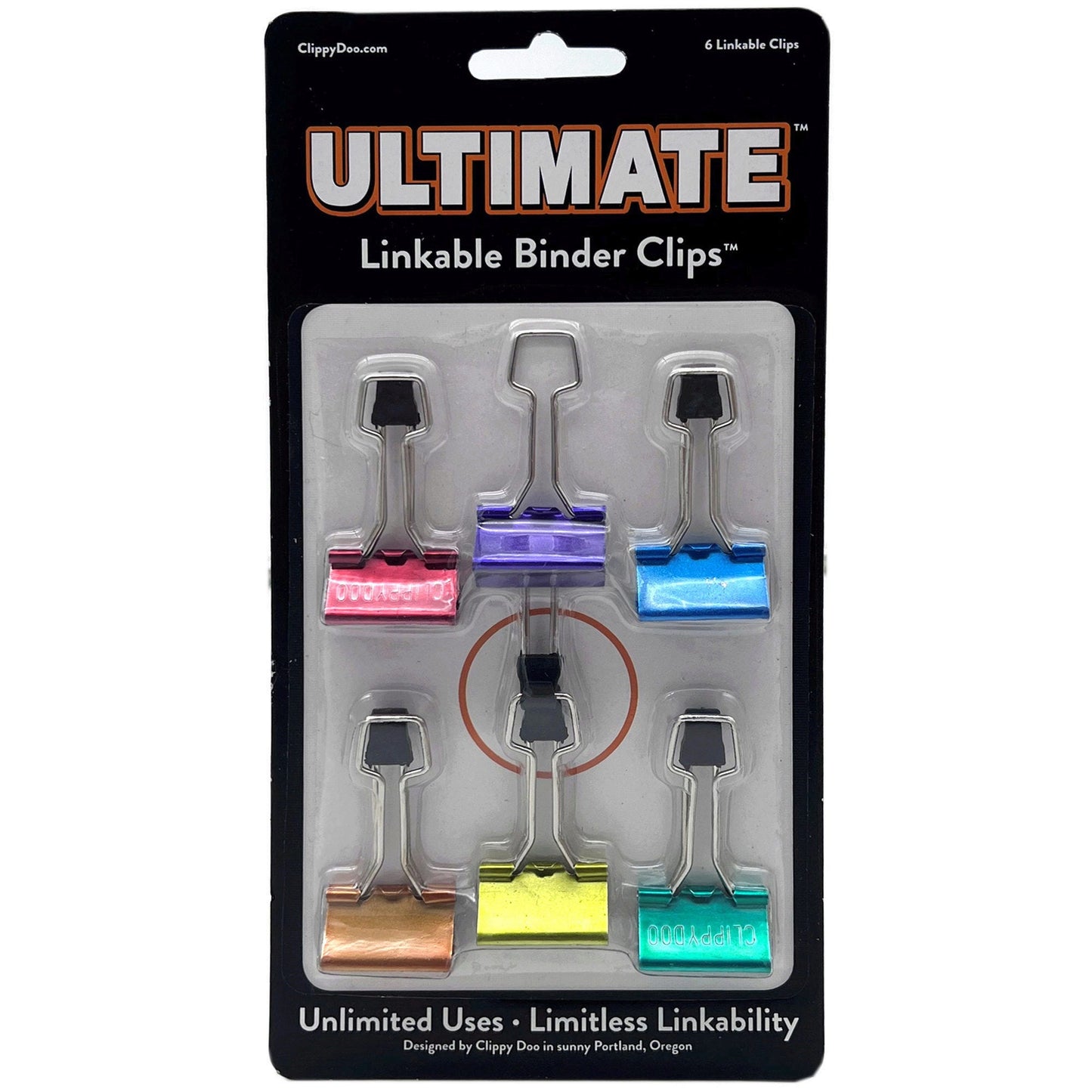 Linkable Multi-Use Binder Clips in Ultimate Design