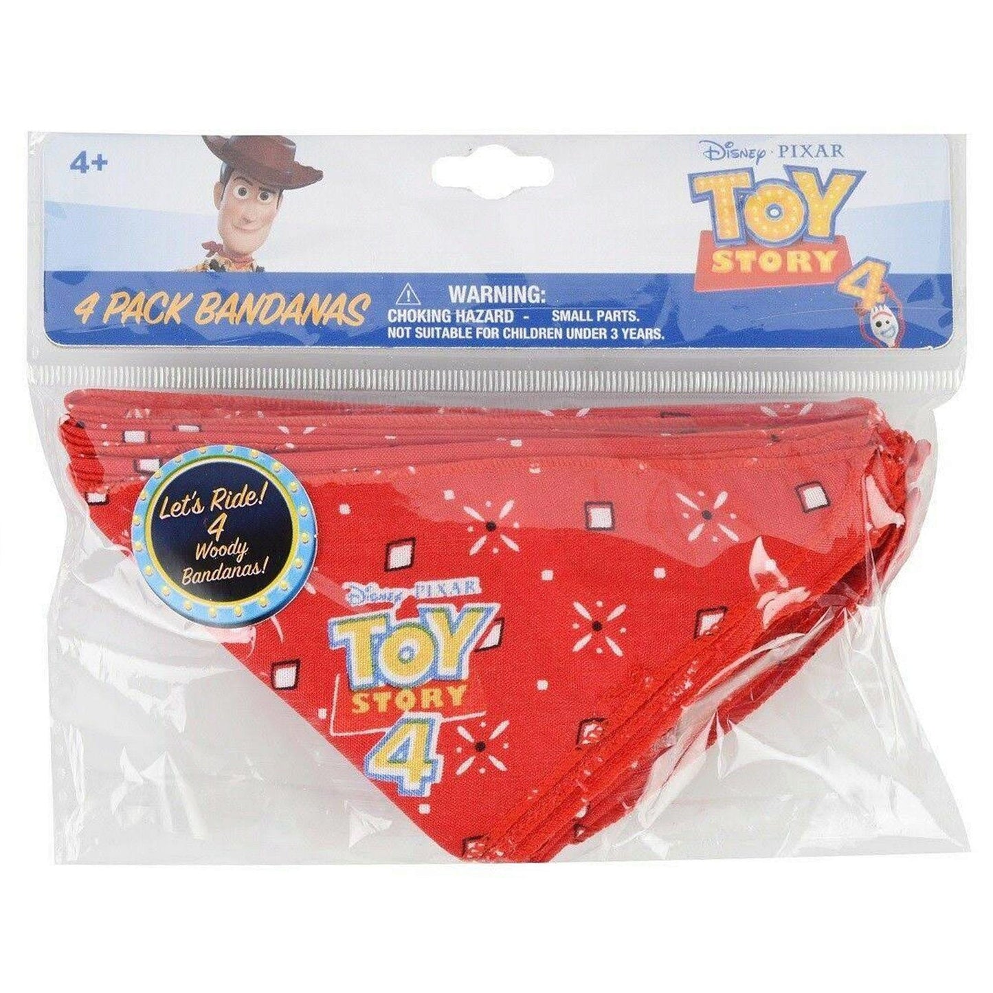 Disney Pixar Toy Story 4 4 Pack Bandanas