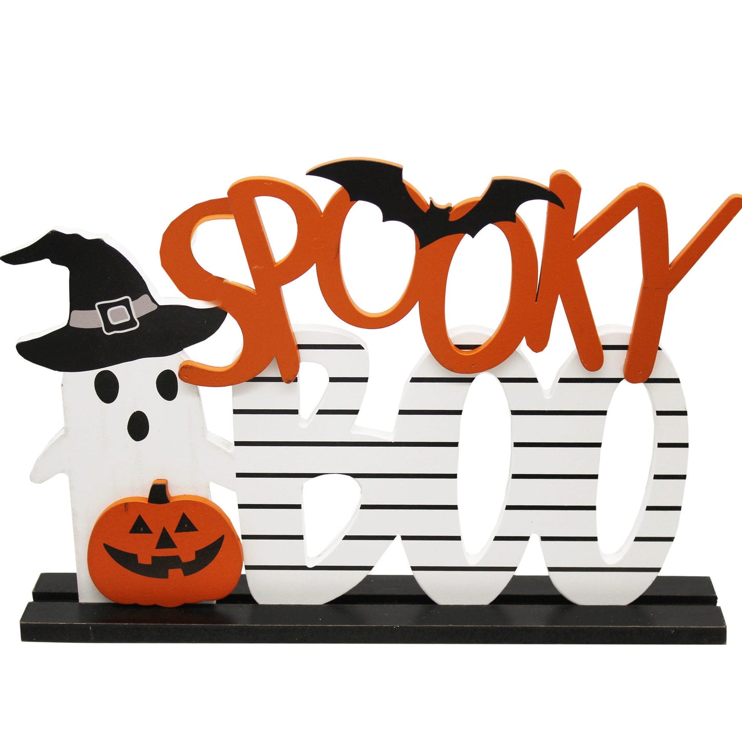 Spooky Halloween Ghost Tabletop Die-Cut Sign