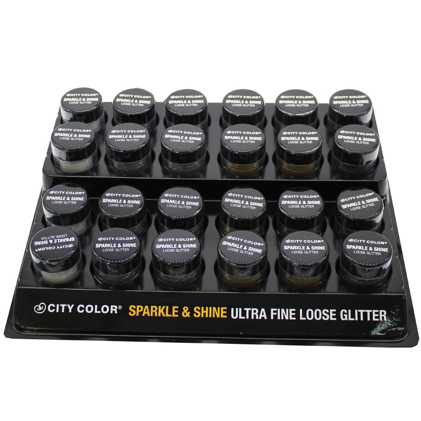 City Color Ultra Fine Loose Glitter in Countertop Display