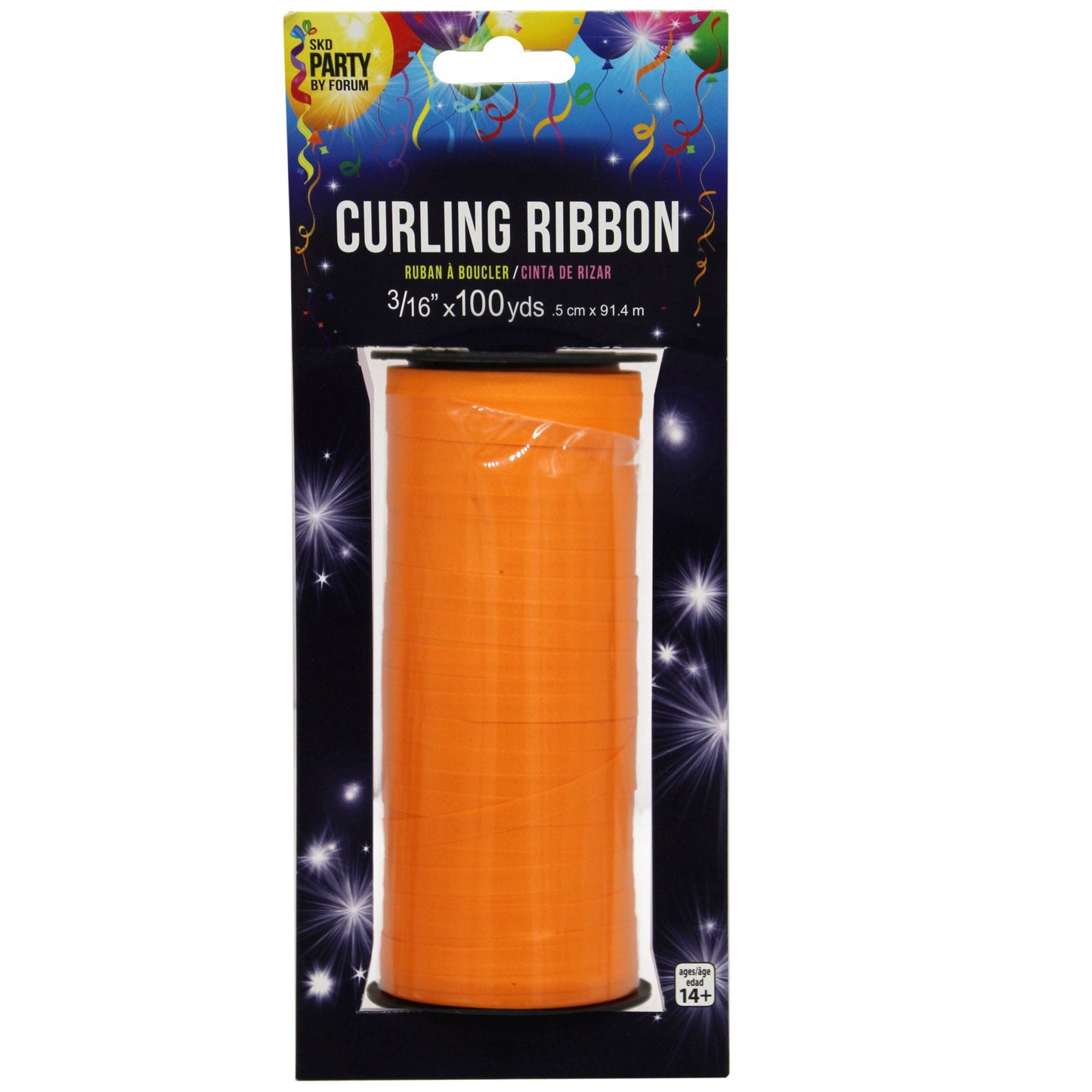 100 Yard Curling Ribbon in Orange
