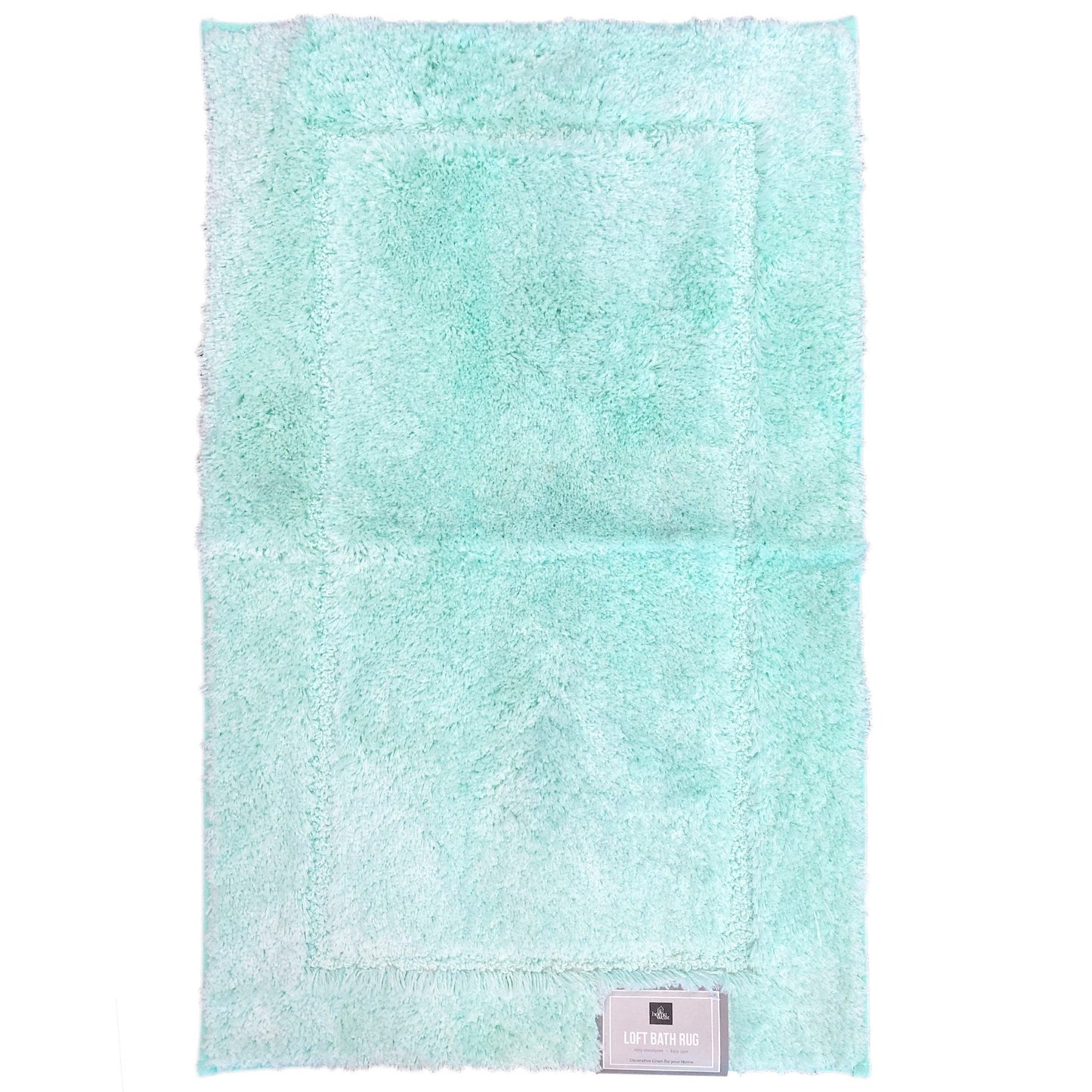 Homewear 20" x 33" Seaglass Rectangular Bath Rug