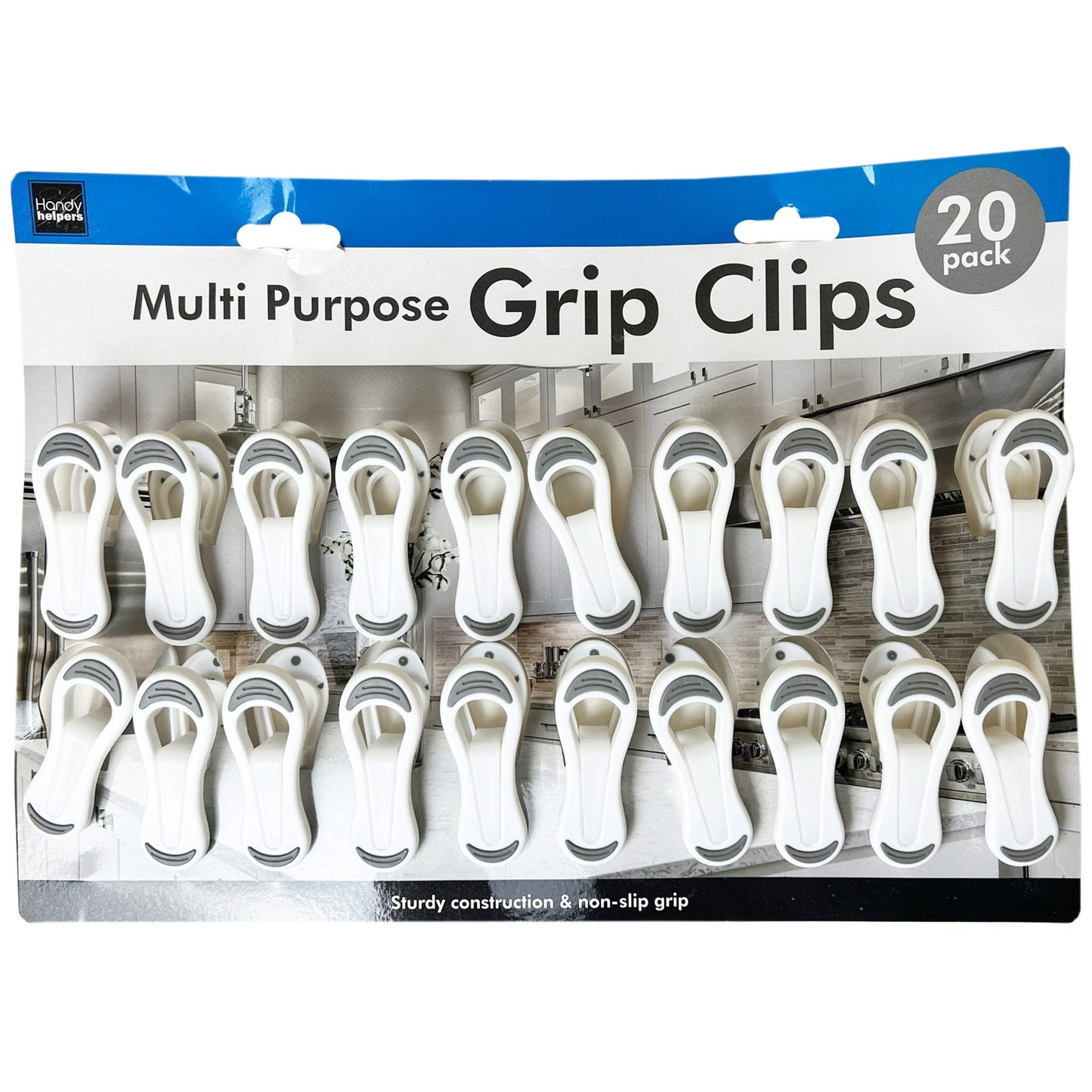 20 Pack Multi-Purpose Grip Clips