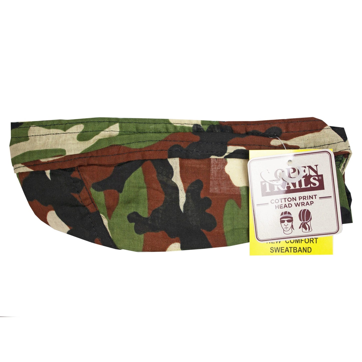 Mens Camo Print Head Wrap