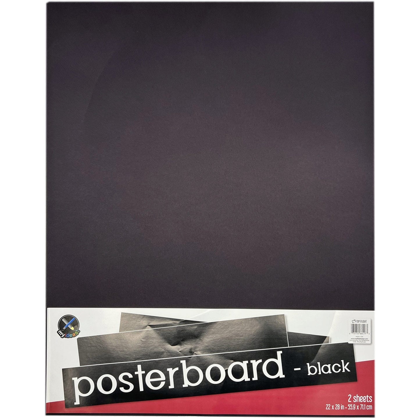 2 Pack Black 22in x 28in Posterboard