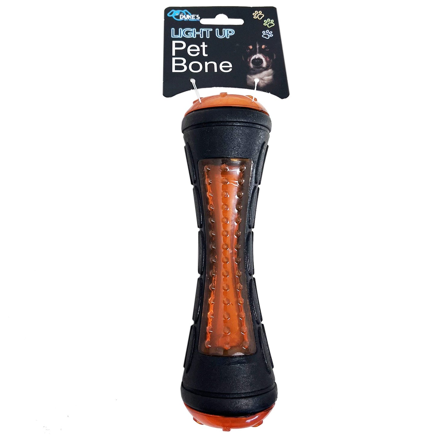 Light UP Pet Bone Tug Toy