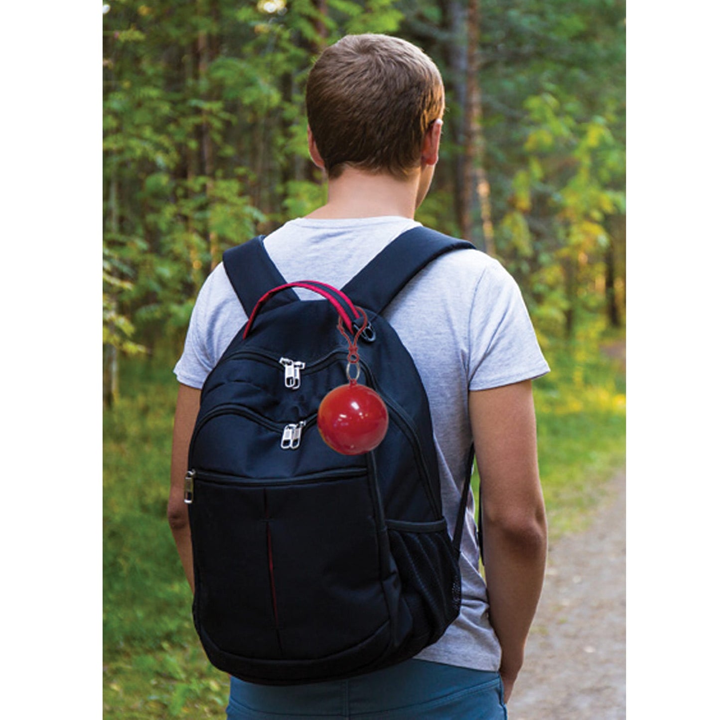 Rain Poncho in a Ball Countertop Display