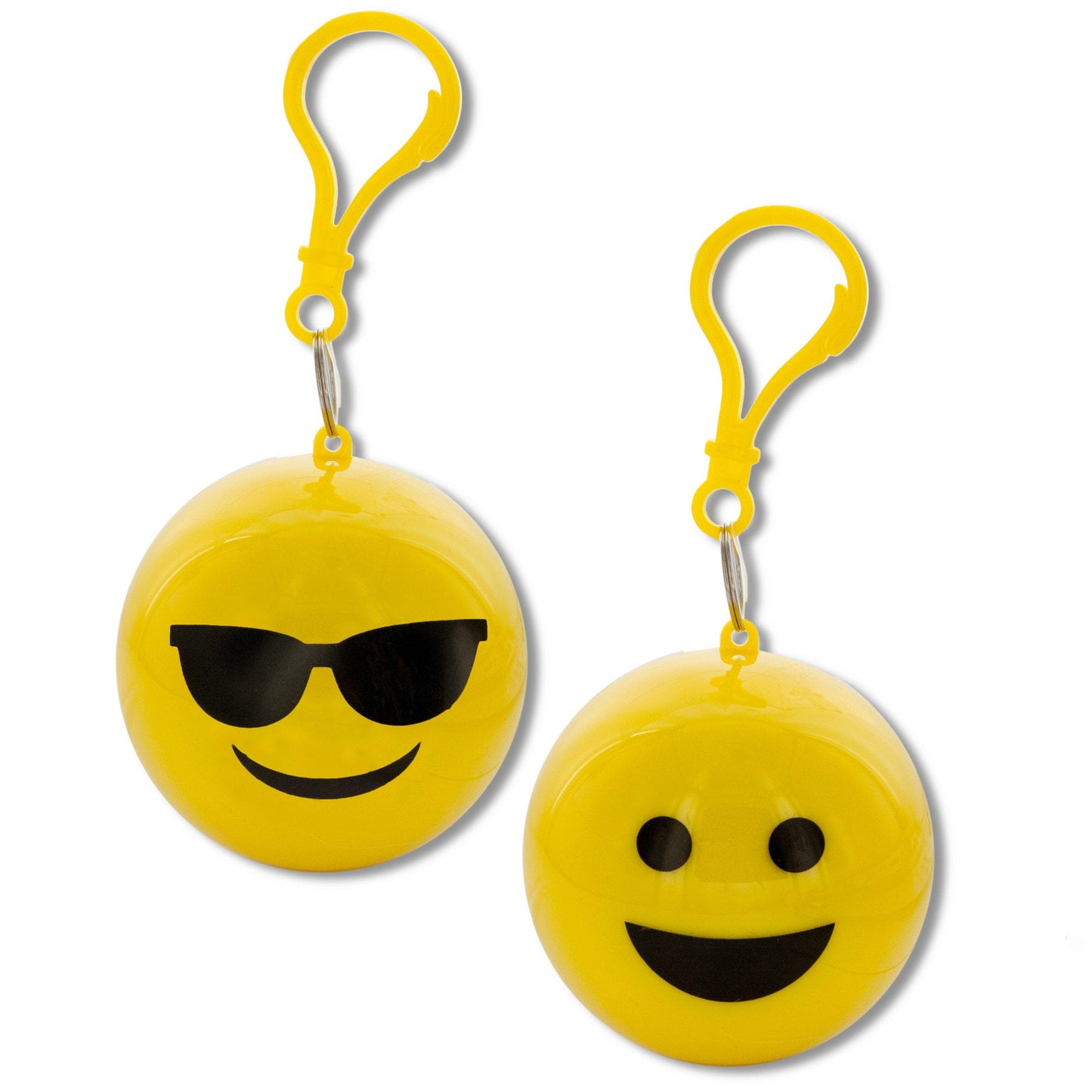 Emoticon Rain Poncho in a Ball Countertop Display