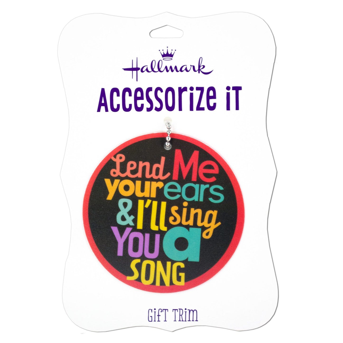 'Lend Me Your Ear' Gift Trim Tag