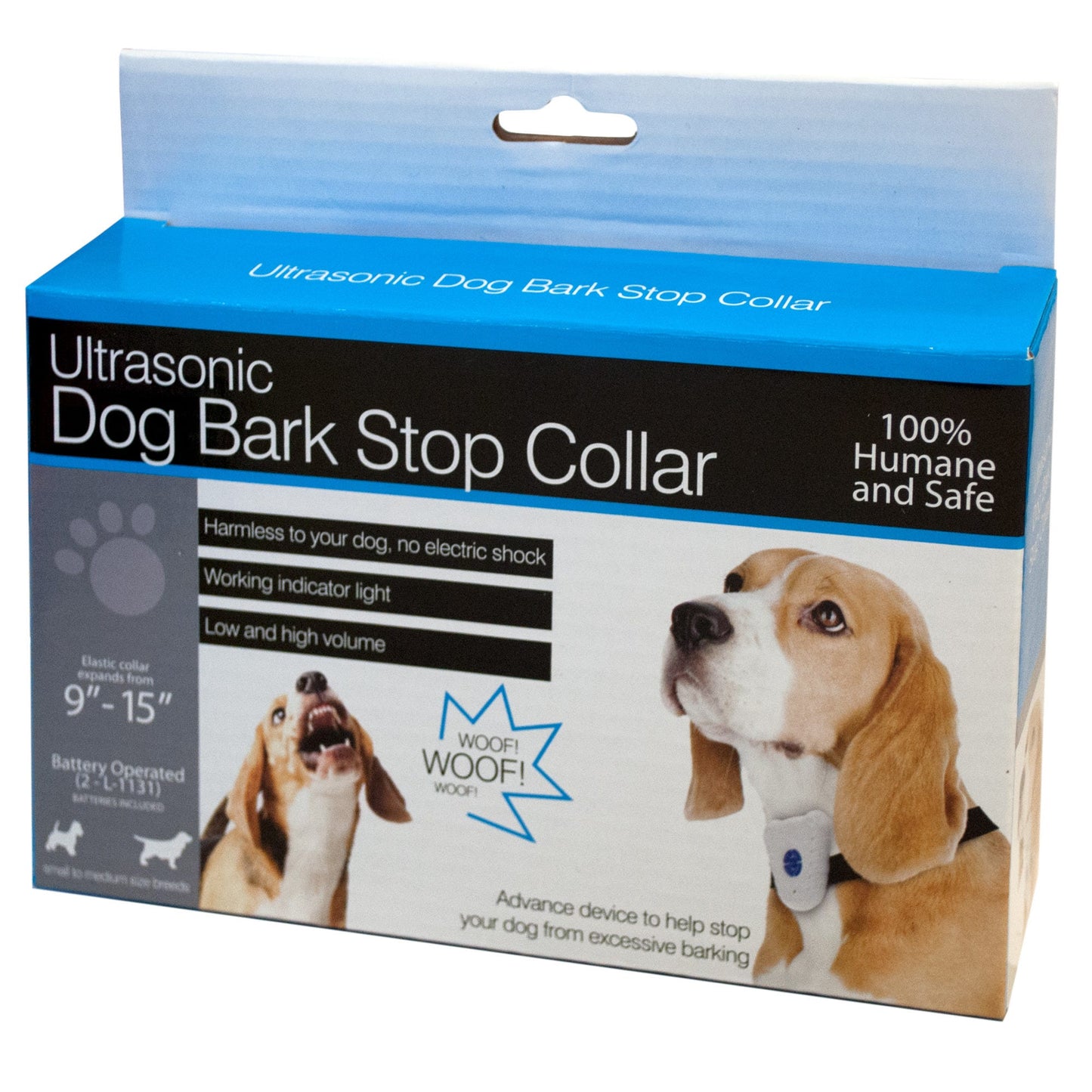 Ultrasonic Bark Prevention Dog Collar