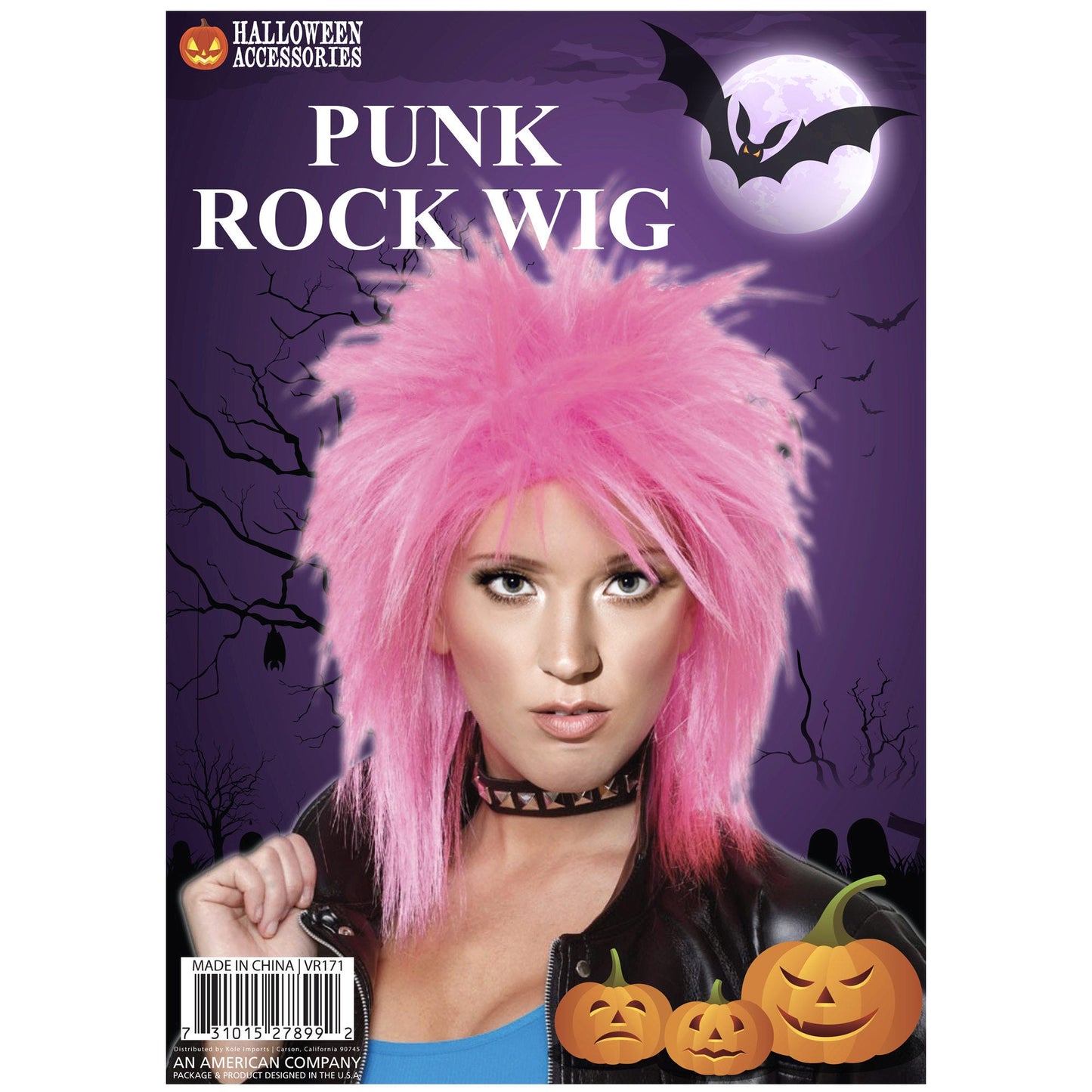 Punk Rock Wig-Pink WG040