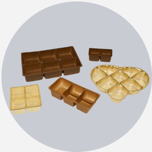 Candy food storage trays