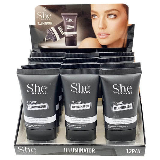 Liquid Face Illuminator in Countertop Display