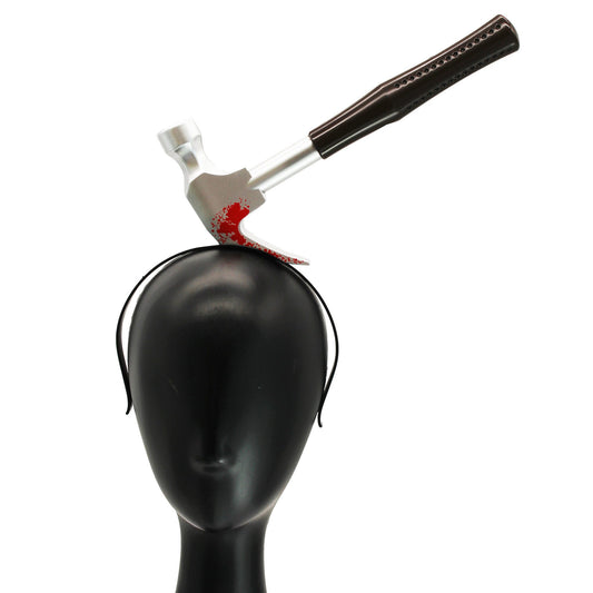Bloody Hammer Headband Halloween Costume Accessory