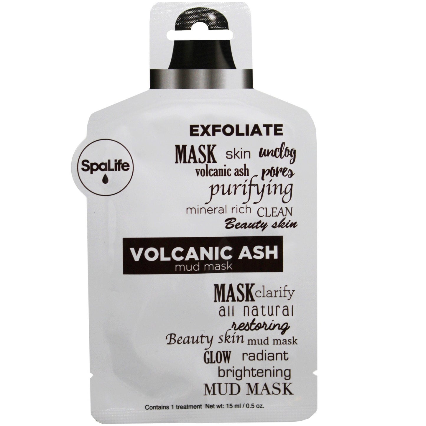 SpaLife Purifying Volcanic Ash Peel Off Mask in PDQ Display