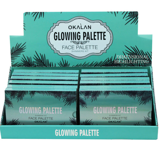 Glowing Dimensional Highlighting Palette in Countertop Display - Collection C