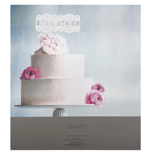 Mr. & Mrs. Cake Topper