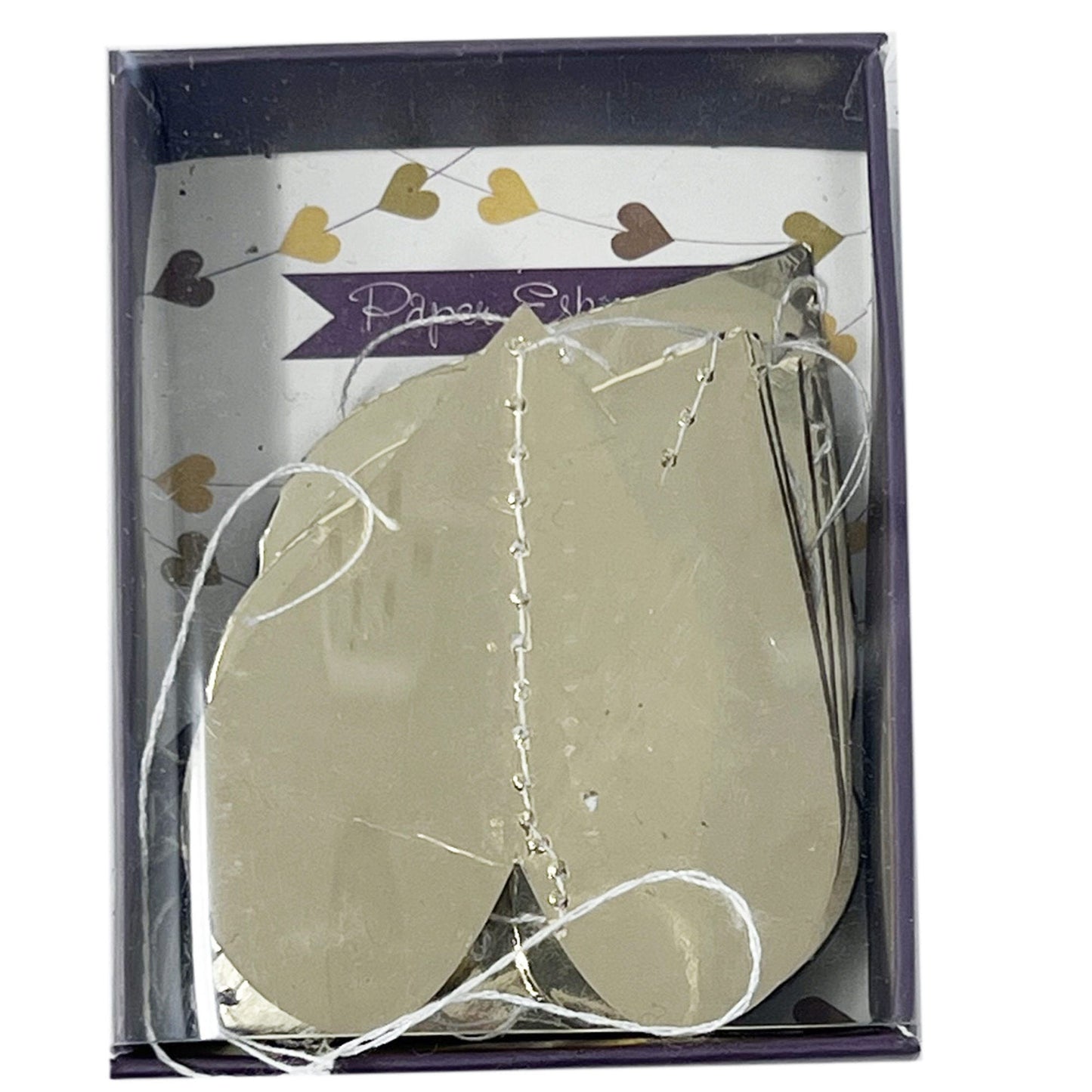 Paper Eskimo Gold Heart Party Garland