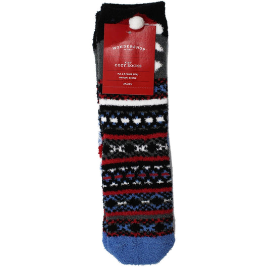 Wondershop 2 Pack Fuzy Holiday Socks Sloth Theme Size M/L