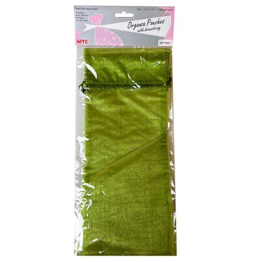 2 Piece 5.75'' X 14'' Pouches in Olive Green