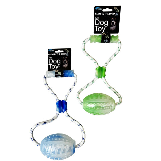 Glow in the Dark Tug Dog Toy