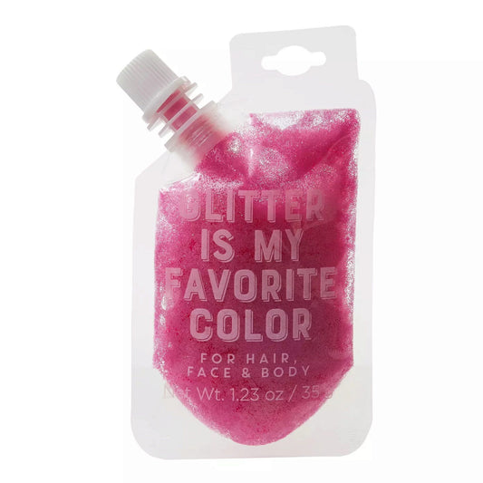 Pink Mini Body Glitter Pouch