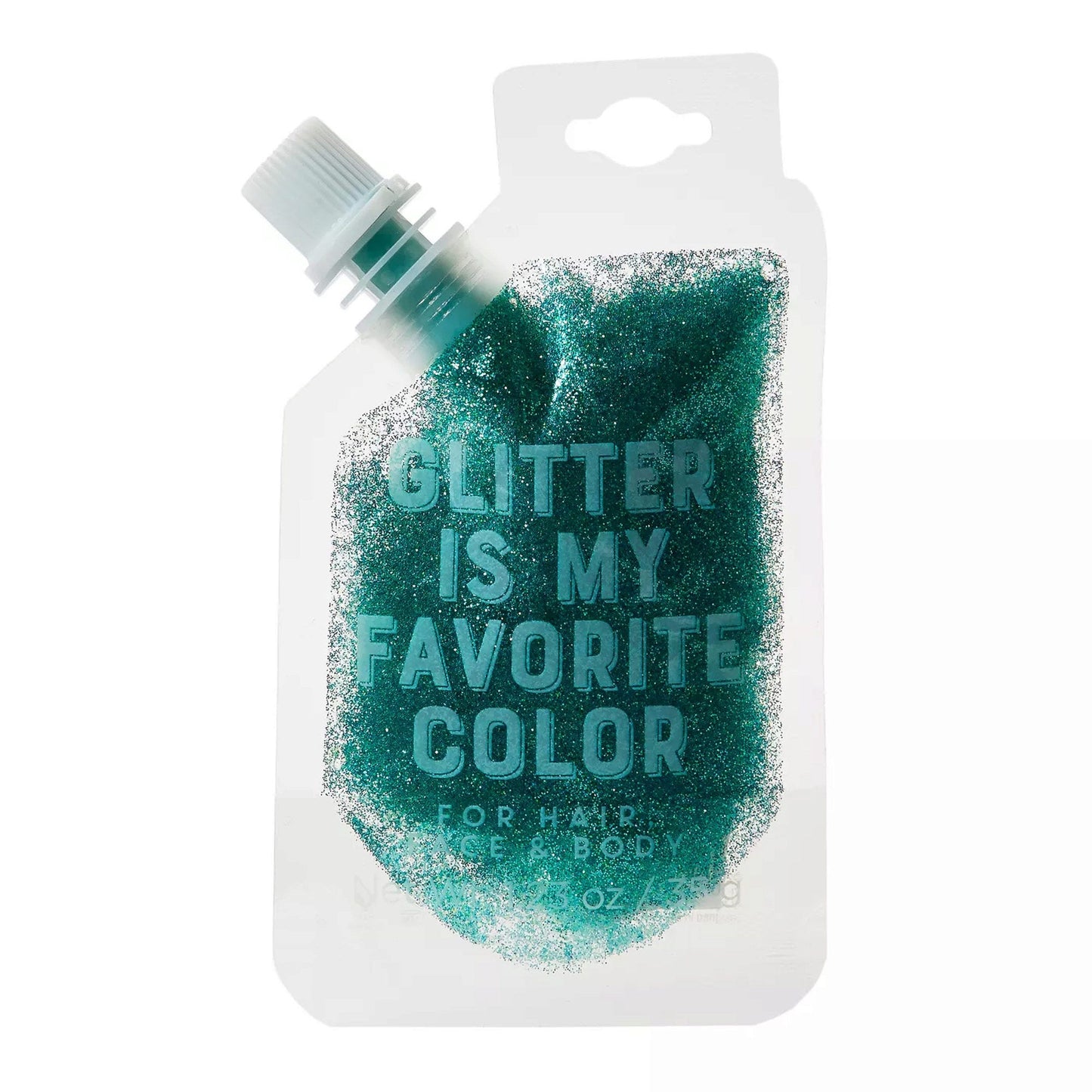 Aqua Mini Body Glitter Pouch