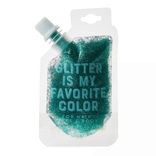 Aqua Mini Body Glitter Pouch