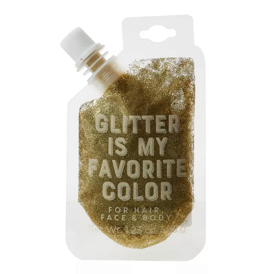 Gold Mini Body Glitter Pouch