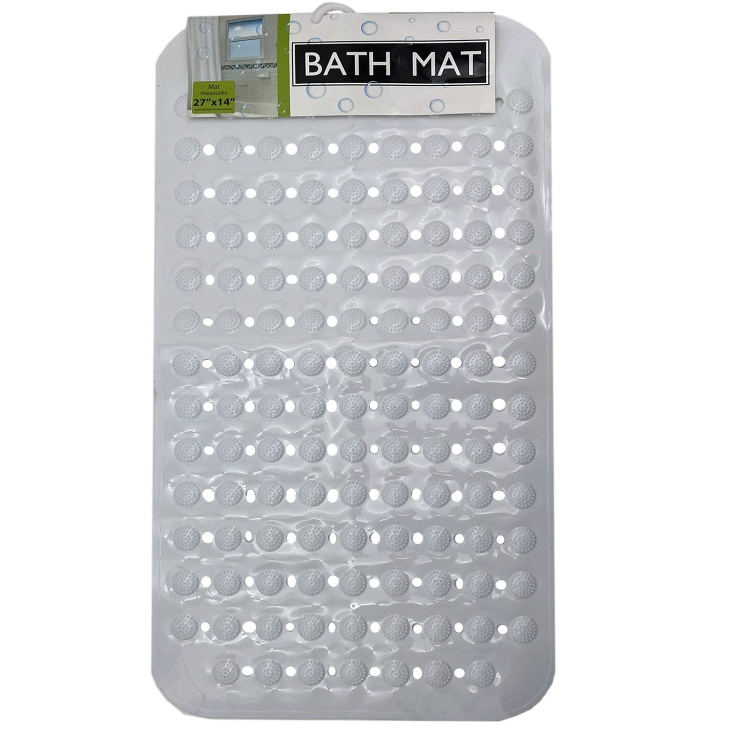 Bath Mat with Raised Grip Texture