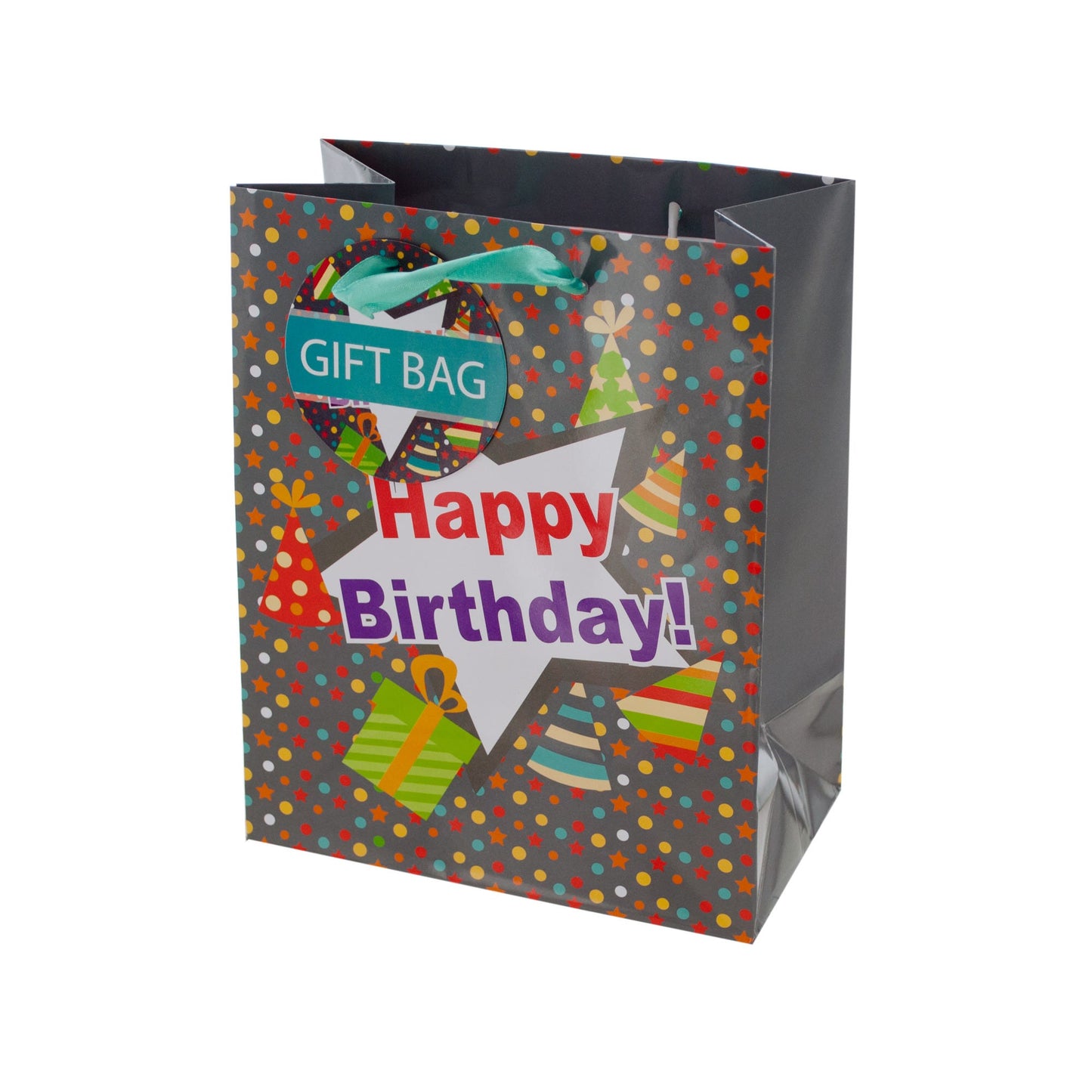 Happy Birthday Party Hats Gift Bag