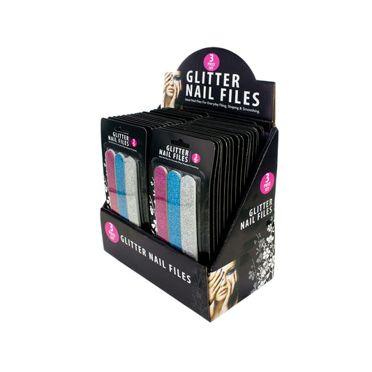 Glitter Nail File Set Counter Top Display