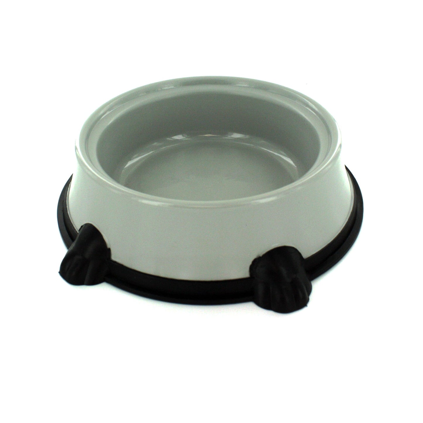 Round Pet Bowl with Paw Base